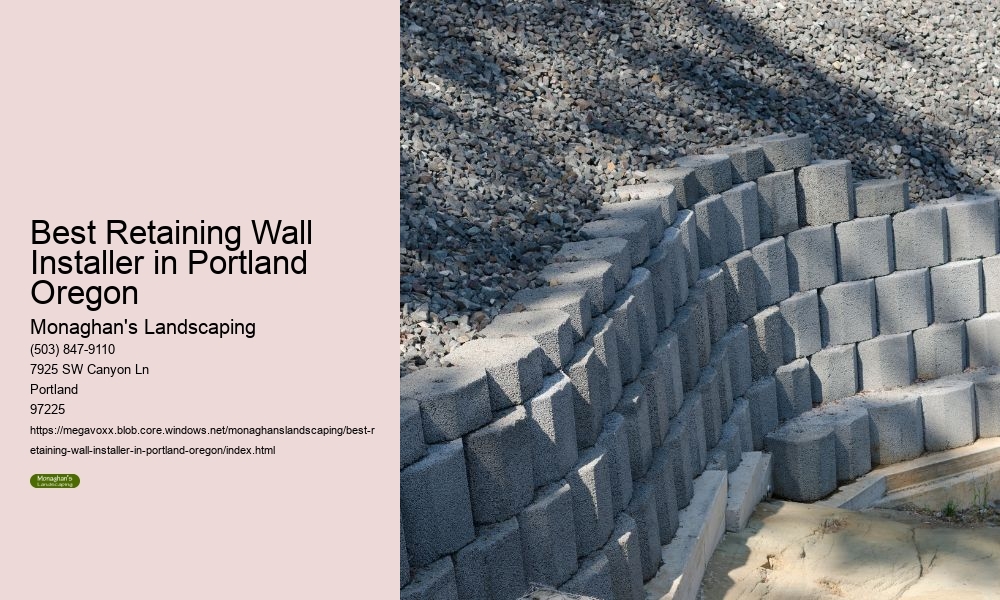 Best Retaining Wall Installer in Portland Oregon
